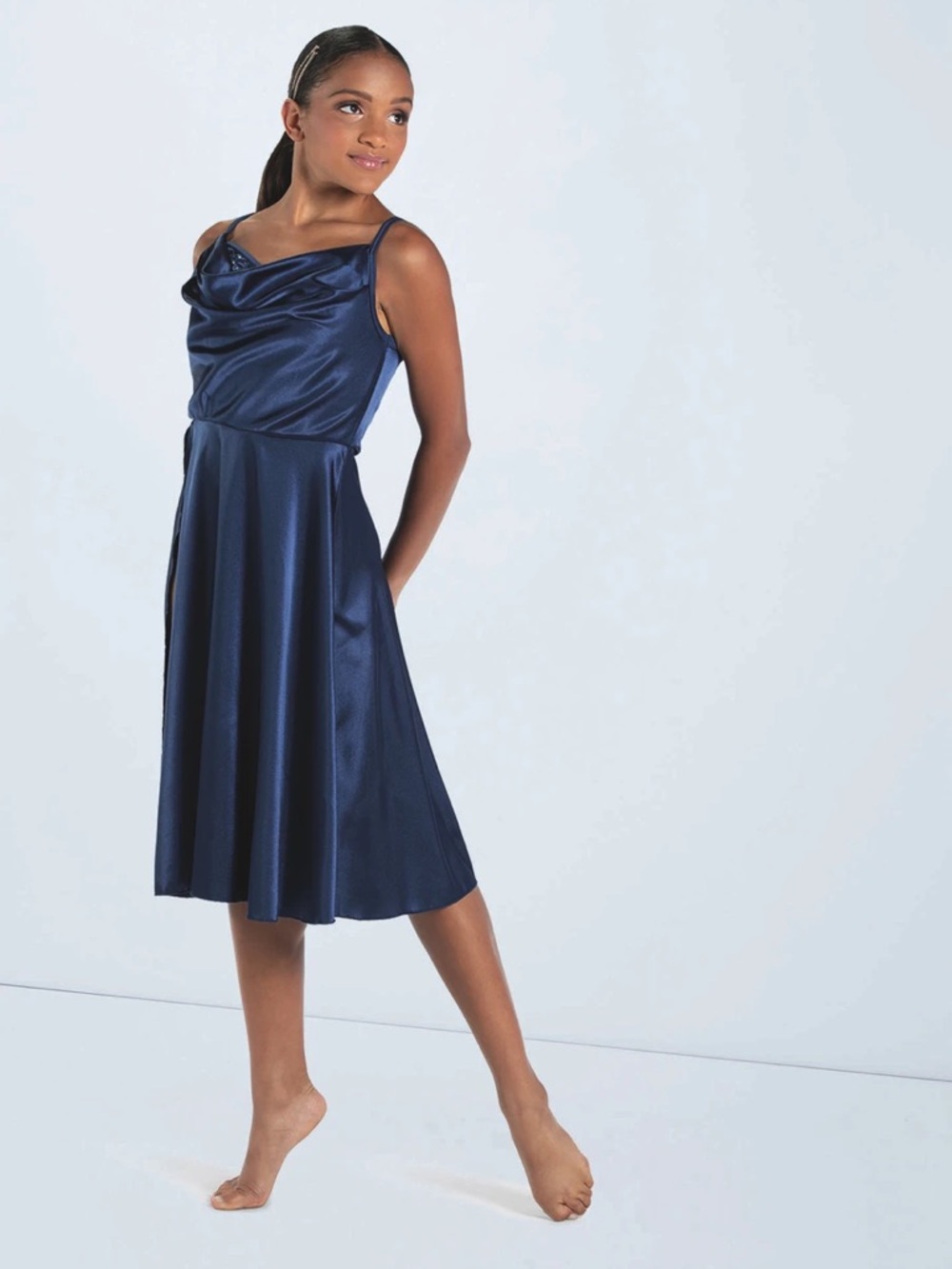 Weissman 13193 “With Love” Women’s Adult Medium Navy Dance Dress Costume